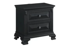 Mor Furniture Bedroom Sets|Bridgestone Panel Bed, Dresser, Mirror & Nightstand In Antique White, Queen