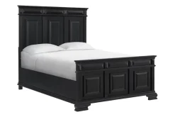 Mor Furniture Bedroom Sets|Bridgestone Panel Bed, Dresser, Mirror & Nightstand In Antique White, Queen