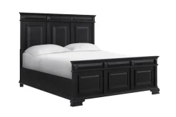 Mor Furniture Bedroom Sets|Bridgestone Panel Bed, Dresser, Mirror & Nightstand In Antique White, Queen