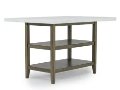 Mor Furniture Seating For 4|Counter Height Dining Sets|Brighton Counter Height Dining Table & 4 Stools In Gray