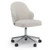 Mor Furniture Desk Chairs|Brody Swivel Desk Chair In Stucco