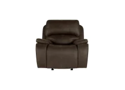 Mor Furniture Recliners|Brookings 2 Power Gliding Recliner In Brown
