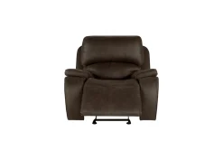 Mor Furniture Recliners|Brookings 2 Power Gliding Recliner In Brown