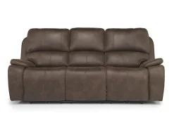 Mor Furniture Reclining Sofas|Sofas|Brookings 2 Power Sofa In Charcoal Gray