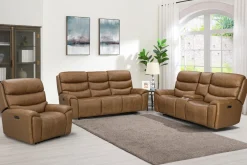 Mor Furniture Recliners|Bruce 2 Power Recliner In Cognac