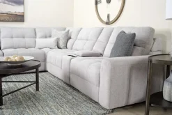 Mor Furniture Sectionals|Bryce 6 Piece Power Sectional In Savannah Coin