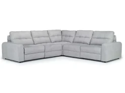 Mor Furniture Sectionals|Bryce 5 Piece Power Sectional In Savannah Coin