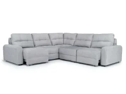 Mor Furniture Sectionals|Bryce 5 Piece Power Sectional In Savannah Coin