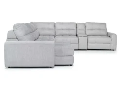 Mor Furniture Sectionals|Bryce 7 Piece Power Sectional In Savannah Coin
