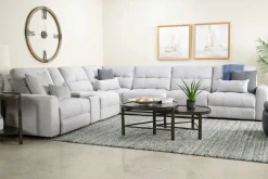 Mor Furniture Sectionals|Bryce 7 Piece Power Sectional In Savannah Coin