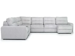 Mor Furniture Sectionals|Bryce 7 Piece Power Sectional In Savannah Coin