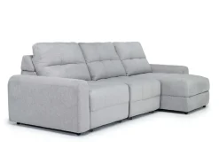 Mor Furniture Sofas|Bryce Power Slider Sofa Storage Chaise In Savannah Coin, Left Facing