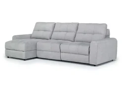 Mor Furniture Sofas|Bryce Power Sofa Storage Chaise In Savannah Coin, Left Facing
