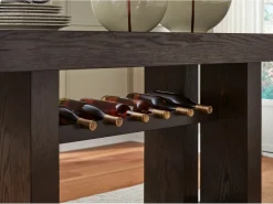 Mor Furniture Counter Height Tables|Dining Tables|Burkhaus Counter Height Dining Table In Dark Brown