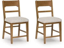 Mor Furniture Seating For 4|Counter Height Dining Sets|Cabalynn Counter Height Dining Table & 4 Stools In Light Brown