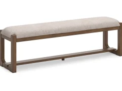Mor Furniture Seating For 6|Dining Room Sets|Cabalynn Extendable Dining Table, 4 Chairs & Bench In Light Brown