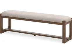 Mor Furniture Seating For 6|Dining Room Sets|Cabalynn Extendable Dining Table, 4 Chairs & Bench In Light Brown