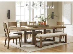 Mor Furniture Dining Tables|Cabalynn Extendable Dining Table In Light Brown