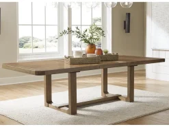 Mor Furniture Dining Tables|Cabalynn Extendable Dining Table In Light Brown