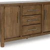 Mor Furniture Sideboards, Buffets & Hutches|Cabalynn Server In Light Brown