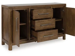 Mor Furniture Sideboards, Buffets & Hutches|Cabalynn Server In Light Brown