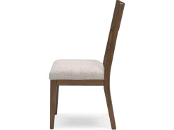 Mor Furniture Dining Chairs|Cabalynn Side Chair In Oatmeal/Light Brown