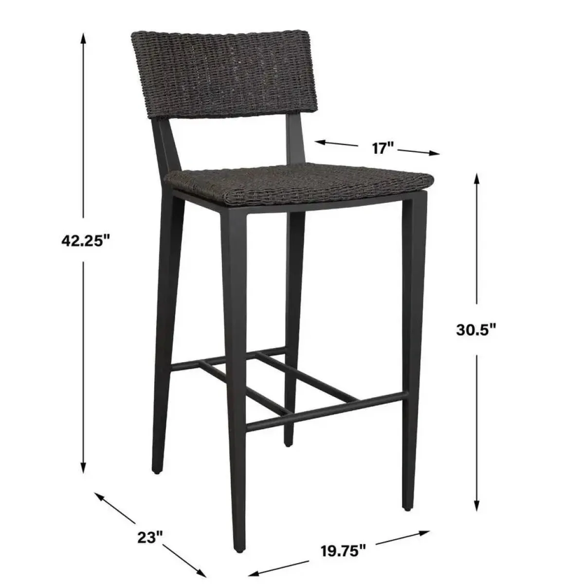 Mor Furniture Barstools|Calbas Outdoor Barstool In White