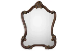 Mor Furniture Accent Mirrors|Calla Accent Mirror In Brown