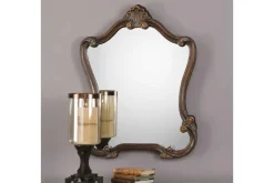 Mor Furniture Accent Mirrors|Calla Accent Mirror In Brown