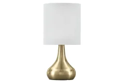 Mor Furniture Shop All Lighting & Lamps|Office Lighting|Camdale Table Lamp In Brass