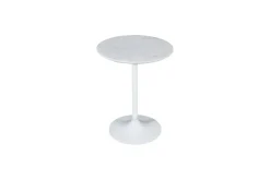 Mor Furniture Accent Tables|Camille Nesting Table In White Marble, Set Of 2