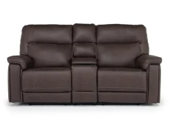 Mor Furniture Loveseats|Cannes 3 Power Theater Console Loveseat W/ Immersive Sound In Jumbo Bark