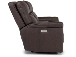 Mor Furniture Loveseats|Cannes 3 Power Theater Console Loveseat W/ Immersive Sound In Jumbo Bark