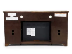 Mor Furniture Fireplace Tv Stands|Fireplaces|Cannon Valley Fireplace Console In Brown