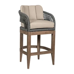 Mor Furniture Barstools|Capri Outdoor Barstool In Taupe