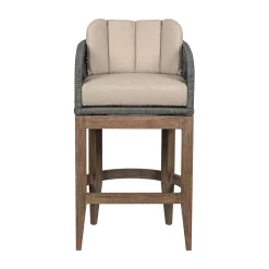 Mor Furniture Barstools|Capri Outdoor Barstool In Taupe
