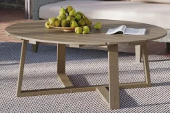 Mor Furniture Outdoor Coffee Tables|Carezza Outdoor Coffee Table In Brown
