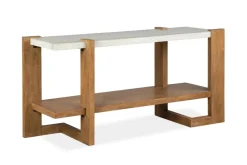 Mor Furniture Sofa & End Tables|Carrington Sofa Table In Honey Wheat