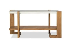 Mor Furniture Sofa & End Tables|Carrington Sofa Table In Honey Wheat