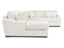 Mor Furniture Sectionals|Casper 4 Piece Loveseat Chaise Sectional In Pony Slate, Left Facing