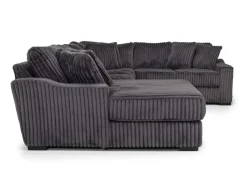 Mor Furniture Sectionals|Casper 4 Piece Loveseat Chaise Sectional In Pony Slate, Left Facing