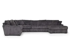 Mor Furniture Sectionals|Casper 4 Piece Sofa Chaise Sectional In Pony Slate, Left Facing