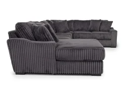 Mor Furniture Sectionals|Casper 4 Piece Sofa Chaise Sectional In Pony Slate, Left Facing
