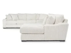 Mor Furniture Sectionals|Casper 4 Piece Xl Sofa Chaise Sectional In Pony Slate, Left Facing