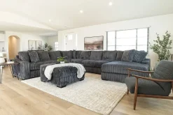 Mor Furniture Sectionals|Casper 4 Piece Xl Sofa Chaise Sectional In Pony Slate, Left Facing