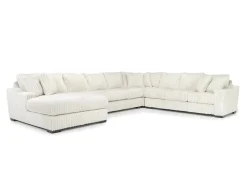 Mor Furniture Sectionals|Casper 4 Piece Xl Sofa Chaise Sectional In Pony Slate, Left Facing
