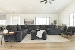 Mor Furniture Sectionals|Casper 4 Piece Xl Sofa Chaise Sectional In Pony Slate, Left Facing