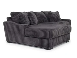 Mor Furniture Sofas|Casper Sofa Chaise In Pony Slate, Left Facing