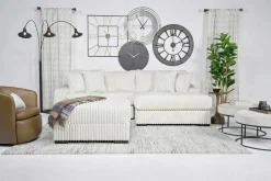 Mor Furniture Sofas|Casper Sofa Chaise In Pony Slate, Left Facing