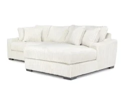 Mor Furniture Sofas|Casper Sofa Chaise In Pony Slate, Left Facing